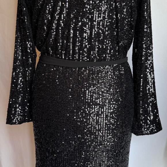Nwt show me your MUMU Sequin Wrap Dress - Picture 5 of 14